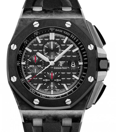 Audemars Piguet Royal Oak Offshore Chronograph 44mm Black Carbon 26400AU.OO.A002CA.01 - WatchesOff5th